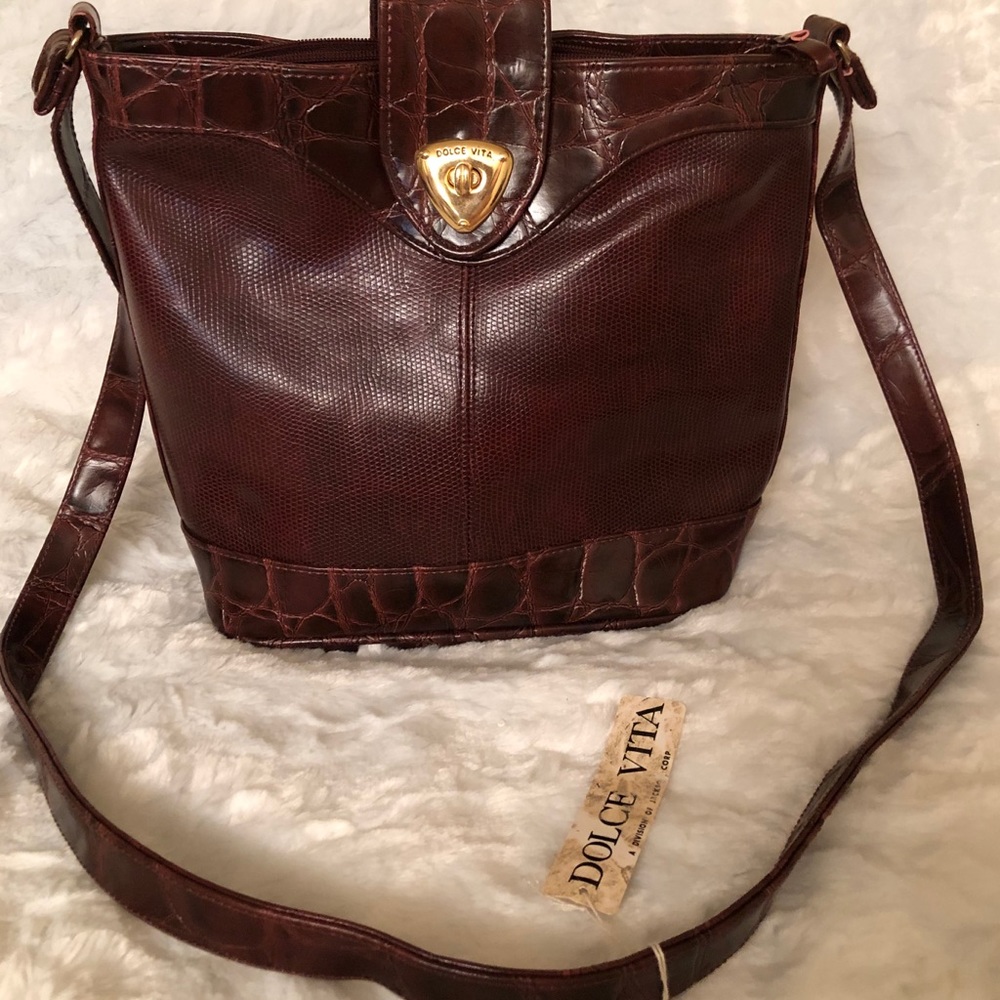Dolce Vita Jackson Vintage Crossbody Shoulder Handbag NWT